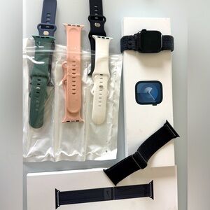 Apple Black Smartwatch with Advanced Health Features